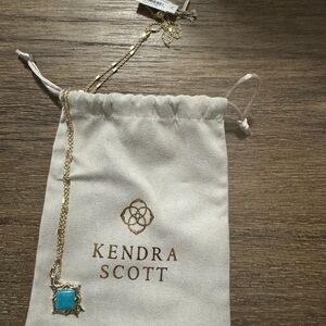Kendra Scott Gold Cylinder Necklace